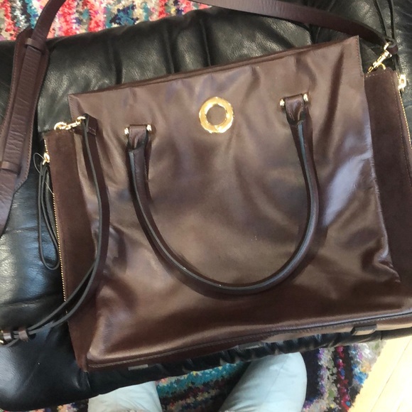 Halston Heritage Handbags - Halston Heritage Brown Satchel